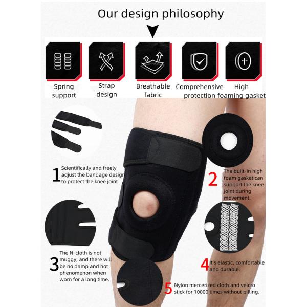 Non Skid Medical Knee Support Braces