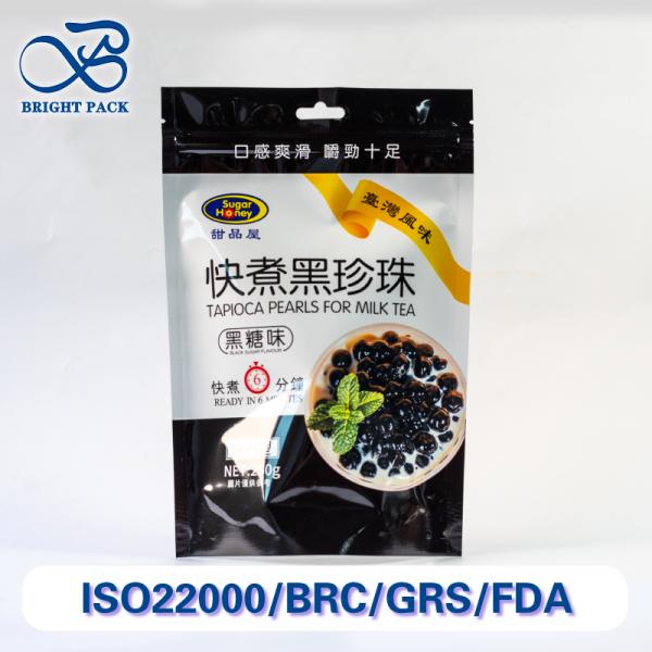 Moisture - Resistant Stand Up Bags With Transparent Windows For Dry Food Ingredients Packaging Featuring Cost-Effective.