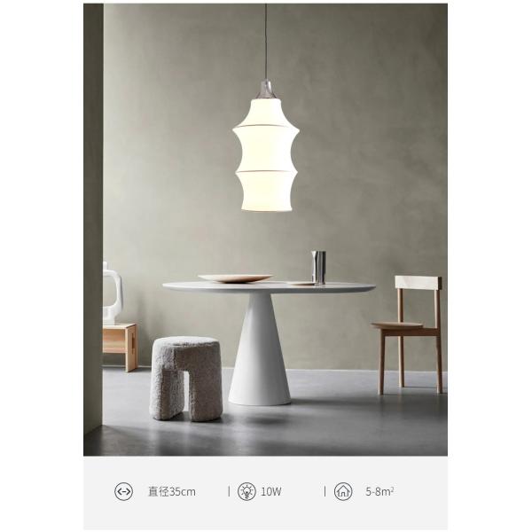 Nordic Silk Long Chandelier Modern Designer Study Bedroom Room Falkland Pendant Lamp(WH-MI-350)
