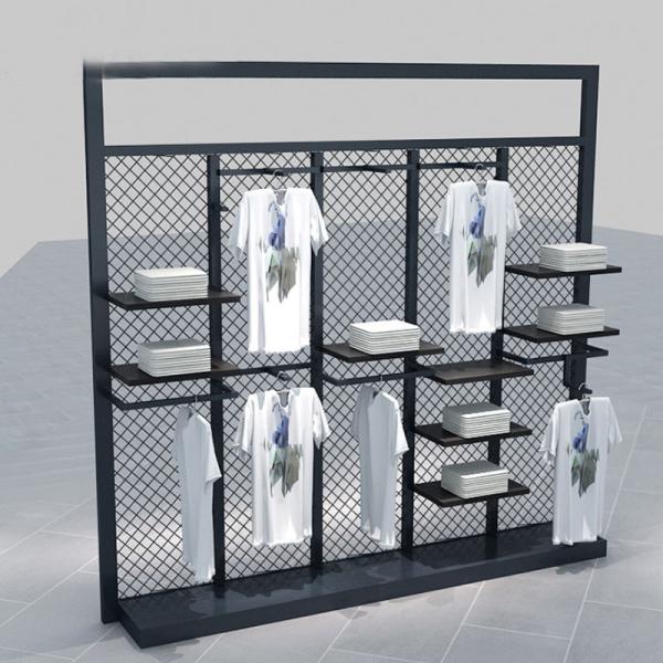 Modern Transparent Display Pegboard Stand for Sneaker Storage and Clothing Display
