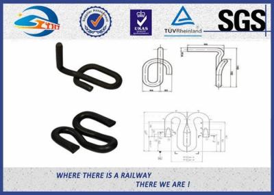 UIC54 rail Concrete Sleeper Elastic Rail Clips With color painting