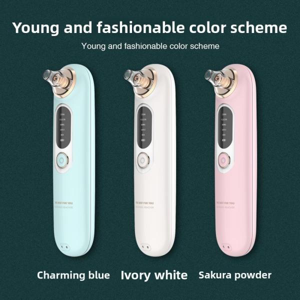 Portable Electric Blackhead Remover Vacuum Rechargeable Facial Pore Cleanser Machine