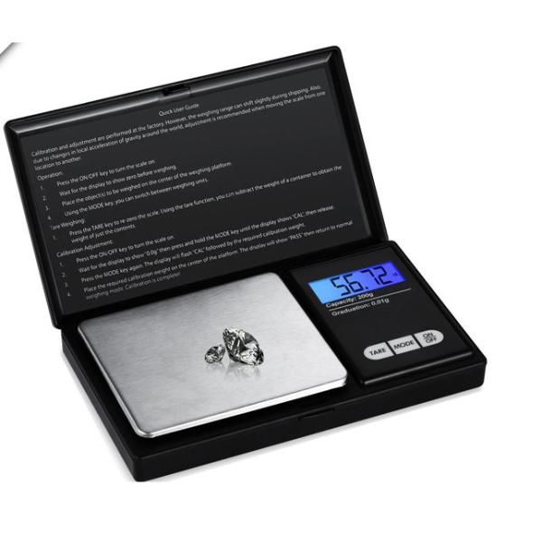 Модный диапазон веса 0.01g 0.1g LCD Цифровые ювелирные изделия Золото Грамм небольшой Вес цифровой карман Весы мини баланс
