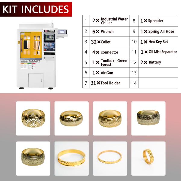 G11-550 Vertical Horizontal Double Spindle Engraving Milling Batch Compound Machine