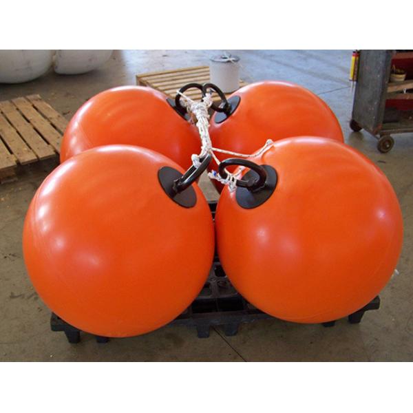 Boia pickup de fixação de espuma de polietileno de alta densidade, Boia esférica para indústria de petróleo / gás