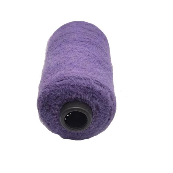 2.0cm 100% écharpe en nylon en tricot de plumes en fils de vison en fils pour écharpe en tricot