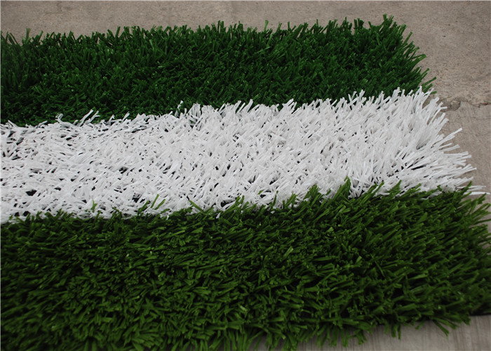 PE + PP Monofilament Turf Artificial Grass For Indoor Or Outdoor Soccer , Football Field