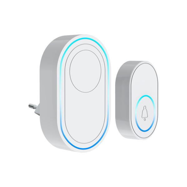 Intelligent Wireless Tuya Wi-Fi Doorbell Home Alarm Doorbell Remote Smart Door Bell Chime EU UK US AU Plug Optional