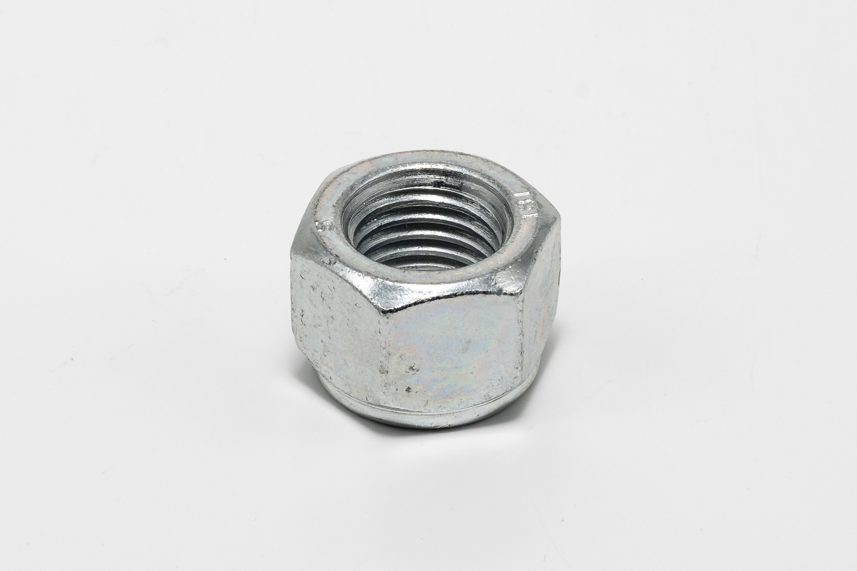 Zinc Plated Finish Heavy Duty Nut Nylon Insert Lock Nut Metric M22 Thread