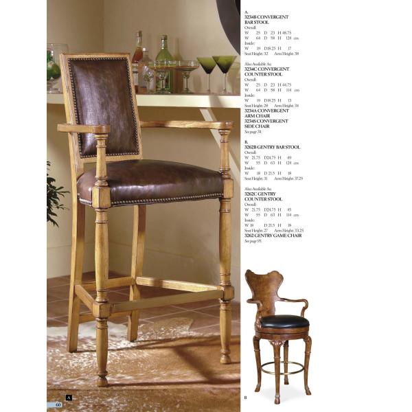 Elegant Dining Room Hotel Bar Furniture Urban Chair Upholstered Bar Stools