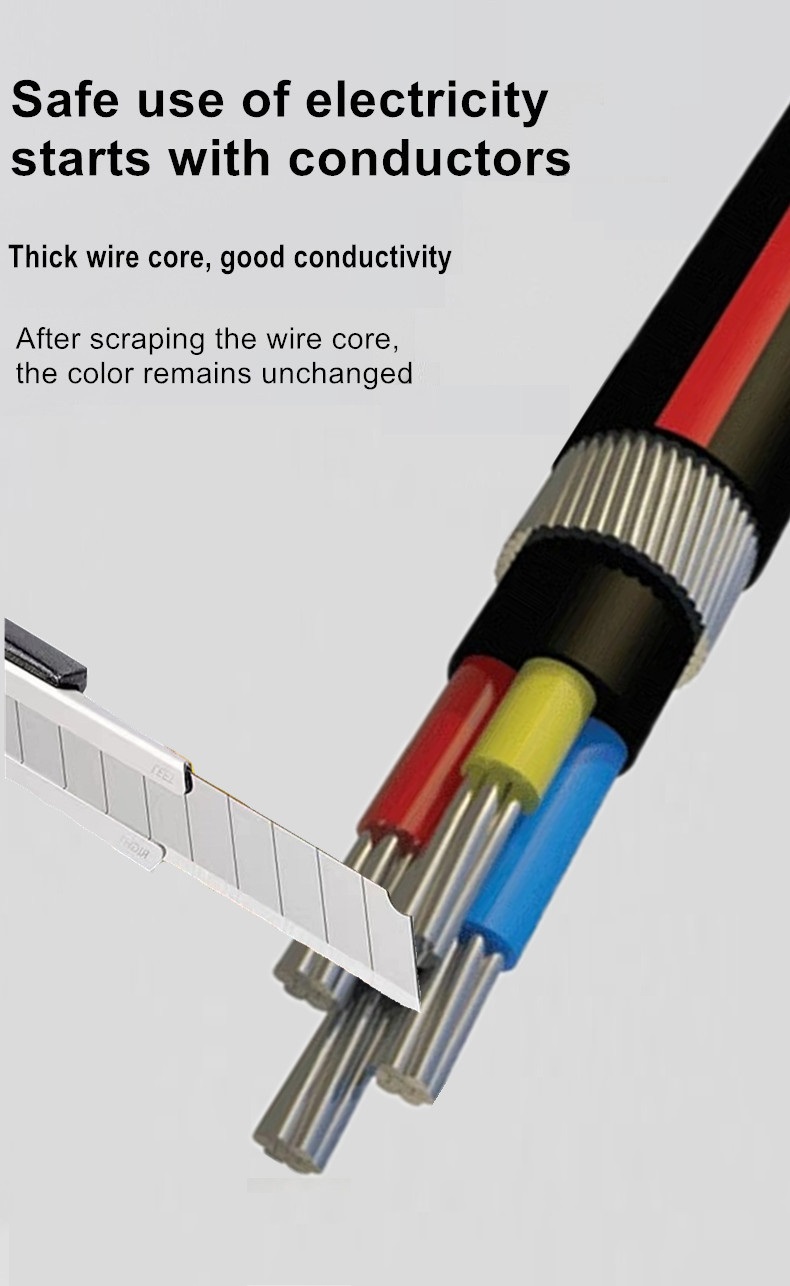 90mm 240mm2 500mm2 Aluminium Armoured Multi Core XLPE Insulation Low Voltage Swa Underground Electric Cable