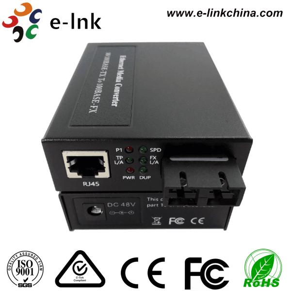 10/100M Single Fiber Converter 120km 48VDC Power Input Industrial Grade