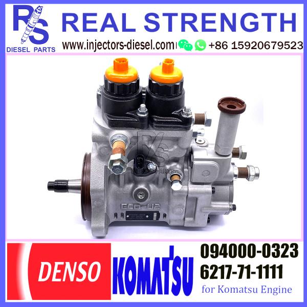 Motore comum 6217-71-1111 diesel 094000-0322 6217-71-1120 094000-0323 do carburante do iniezione do pompa do trilho de DENSO para KOMATSU