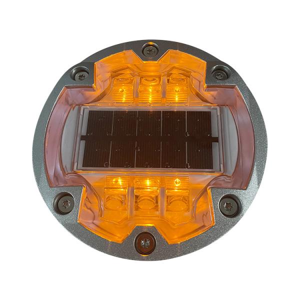 Aluminum case Solar LED Road Markers Yellow Driveway Solar Road Stud Light