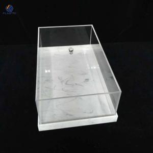 100% Virgin PMMA Transparent Acrylic Display Boxes Acrylic Food Display Case