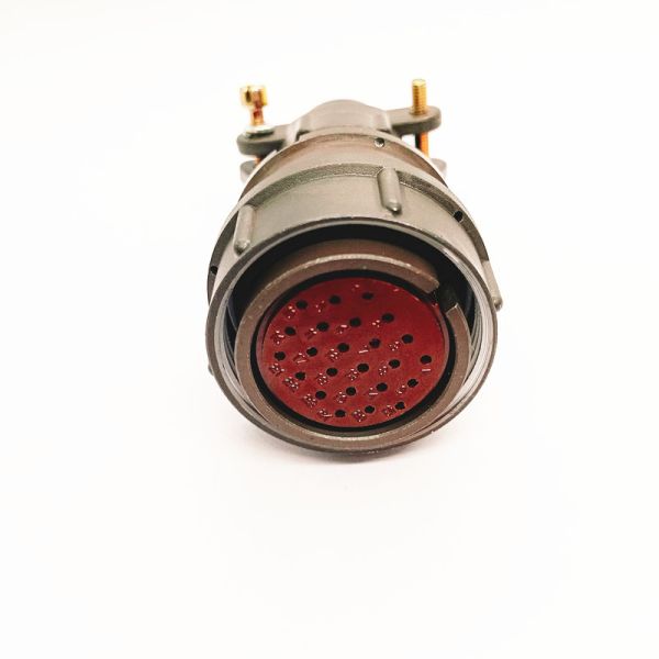 24-Pin Threaded Locking Vibration Resistant Female Socket Circular Connector 2PM27K24QB2