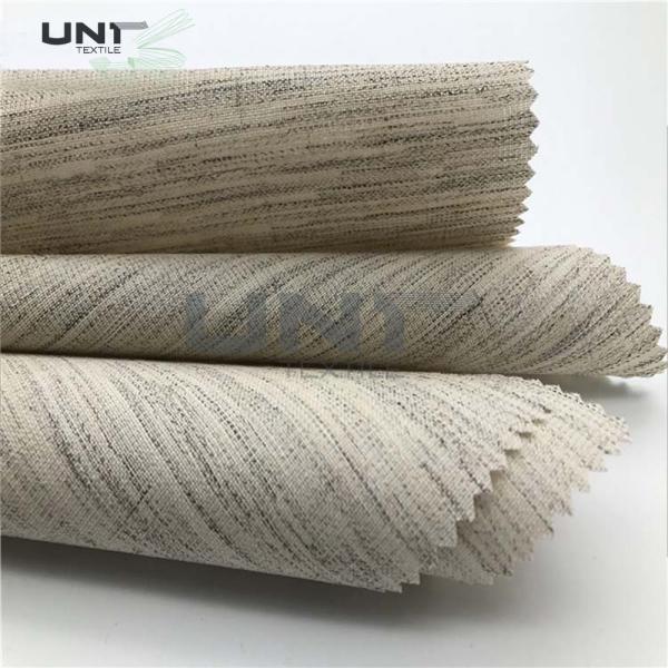 Polyester Uniform Interlining Fabric Lining Stiff And Smooth