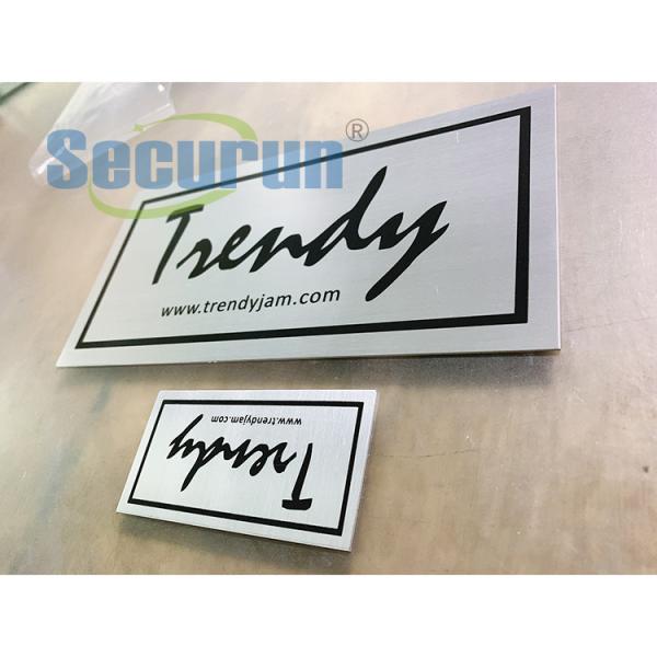 Rustfree Antiuv Brushed Aluminum Logo Sign Panel For Indoor And Outdoor