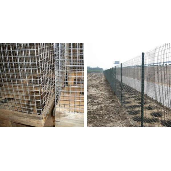 Electric Galvanized 100 X 50 Welded Mesh Bright Color And Smooth Surface