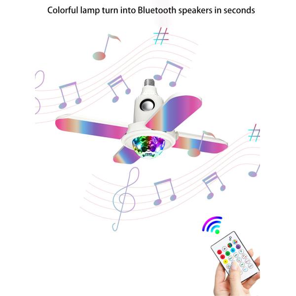 Музыка играя диктора электрической лампочки СИД E27 Bluetooth с регулятором RGB