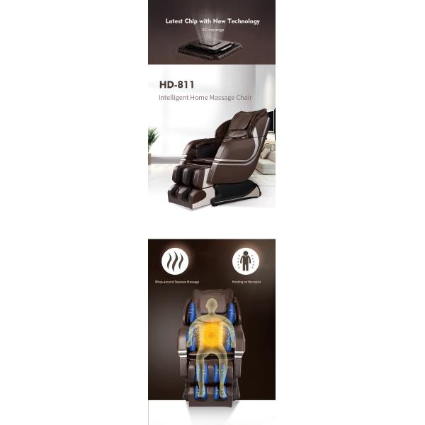 Real Relax Zero Gravity Swivel Leather Recliner Massage Chairs FCC HD811 ODM