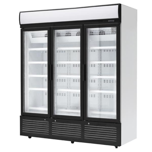 3 охладителя напитка двери нержавеющей стали дверей средства хранения стеклянных больших