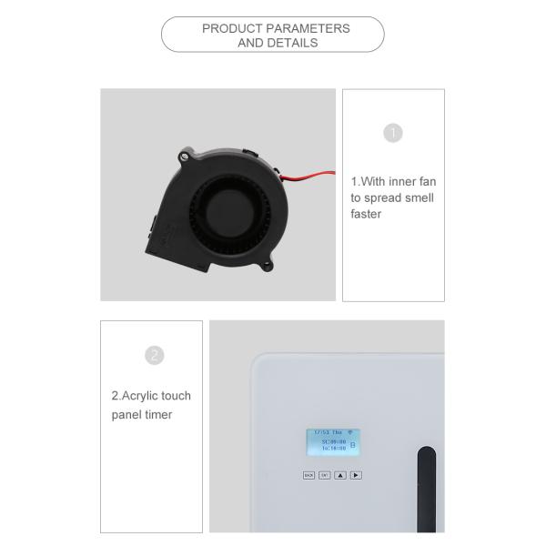 Умный ароматизатор 300 мл Большой ароматный масло Автоматический таймер Функция ароматное устройство Ароматизатор для гостиниц Домашнее управление APP