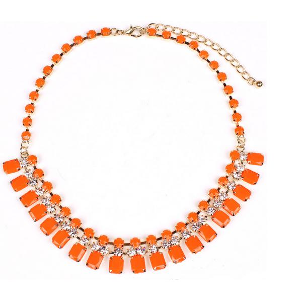 ZARA handmade fashion a single product selling models copper claw clip diamond necklace