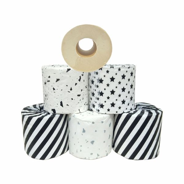 wholesale price custom printed eco friendly 2 ply mega toilet tissue paper roll