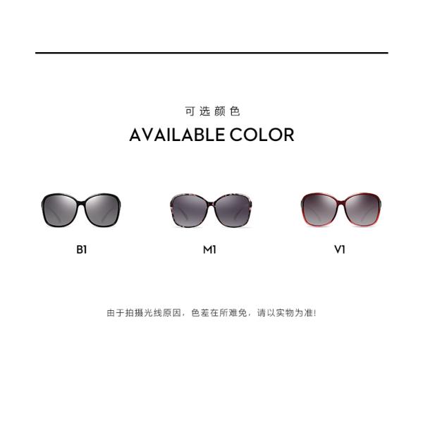 Black Brown Mauve Ladies Polarized Sunglasses , Polarized Metal Sunglasses Plastic Temple