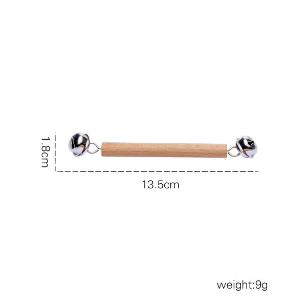 График простукивает 7Pc деревянное Teether для кольца прорезывания зубов младенца деревянного