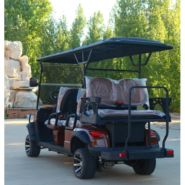 Автомобиль на четырех колесах, электрическая повозка для гольфа, 6 пассажиров, 3,5 кВт 60В 100Ач свинцово-кислотный аккумулятор