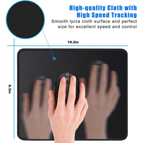 Materail Natural Rubber fabric Non-Slip Mouse Pad Base for Laptop Wireless Mouse