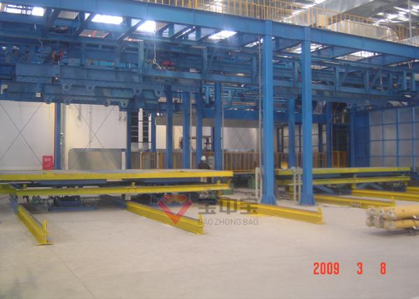 Cabine da pintura da maquinaria pesada com linha de pintura automática do sistema Industral da corrente da entrega
