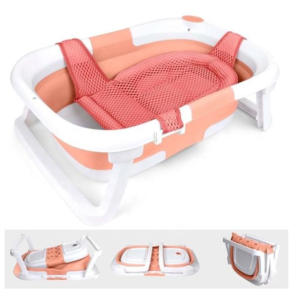 Multifunction Collapsible Baby Bathtub Household Safety Portable Plastic