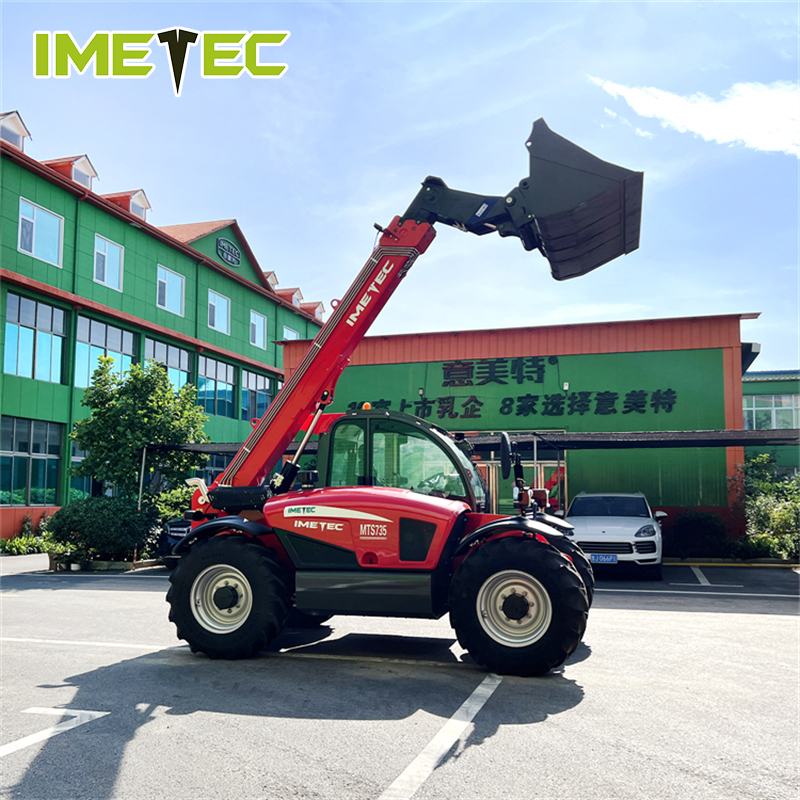 PLC Offroad Rough Terrain Telehandler Reach Forklift 3Ton OEM