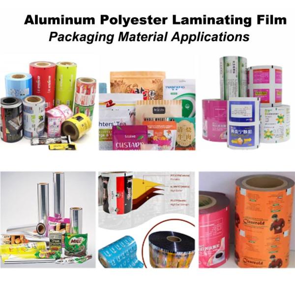 Ламмированная упаковочная пленка из алюминиевой фольги CPP/AL/PET Три слоя