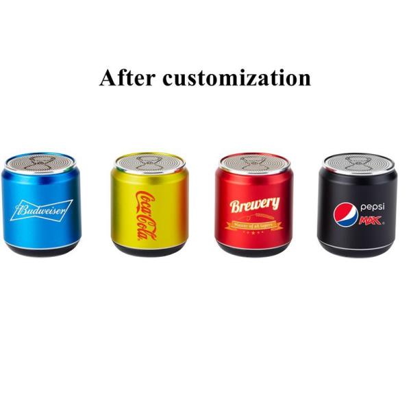 Portable TWS Bluetooth Speaker 5.0 , Can Shaped Bluetooth Speaker Outdoor
