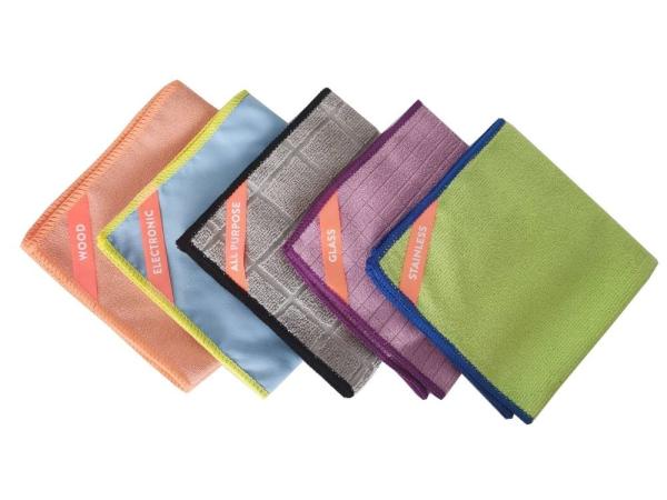O pano de limpeza de Microfiber ajustou carros espanando da cozinha do banheiro da limpeza do agregado familiar reusáveis