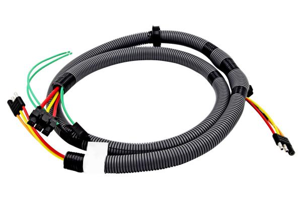 High Quality Automobile Wire Harness 3 Bullet Prong Connectors Terminals Cable Assembly Supplier