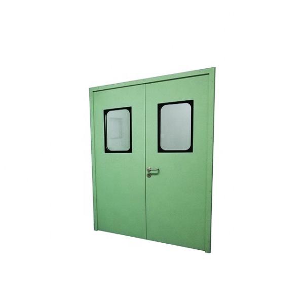 SS Modular Pharmaceutical Clean Room Door Powder Coating