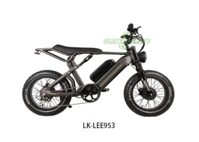 Electric Fat Tire Bike Powerful 52V 1000W Motor Advanced Suspension Fork Tires For Thrill-Seekers