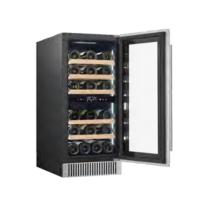 220V 50HZ Entrepôt de stockage de vin commercial Département de température à double zone