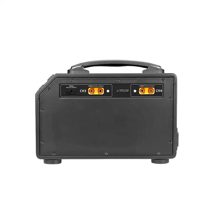 4 Channel Fast Battery Charger U6Q 50A 2400W 12S-14S Intelligent Lipo Drone Battery Charger