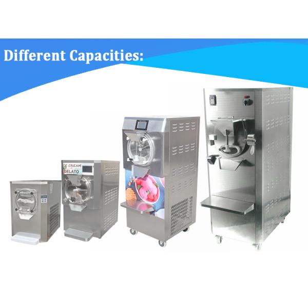 Brazilian Acai Freezer Maquina De Helados  New 50Hz 134KGS Weight Ce Approved Gelato Hard Ice Cream Machine