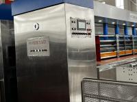 Máquina de impresión de caja corrugada de 3 colores con máquina de ranura