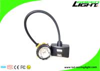 farol leve conduzido maneira de carregamento do piscamento da bateria dois de 221lum 15000 Lux Corded Mining Cap Lamp 6.8Ah Panasonic para a mineração