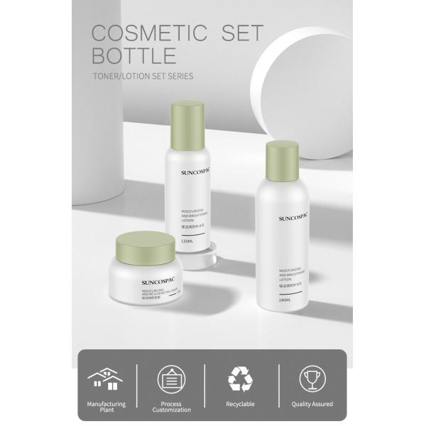 300ml que alisa do animal de estimação transparente cosmético da garrafa do tonalizador a garrafa cosmética