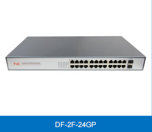 26-Port Full Gigabit PoE Fiber Switch (DF-2F-24GP)