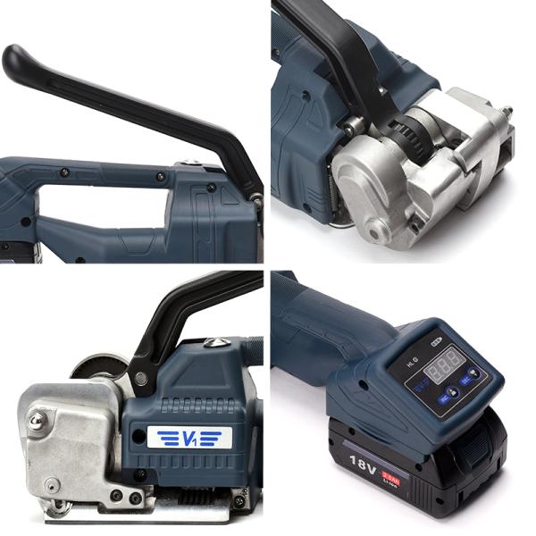 Welding time 2-5s Digital Display PET PP Tape Strapping Tool for Manual Battery Power